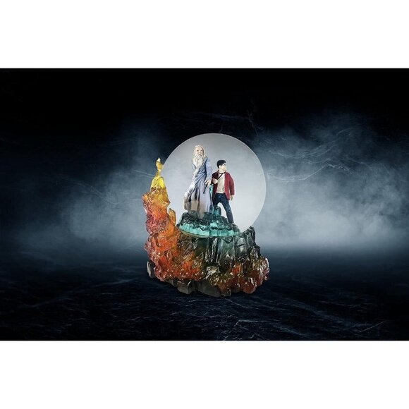 Wizarding World of Harry Potter Half Blood Prince and Dumbledore Water Globe NIB - Picture 5 of 6